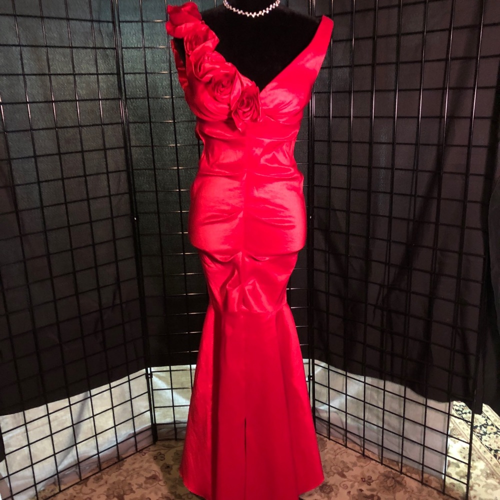 Red Evening Gown
